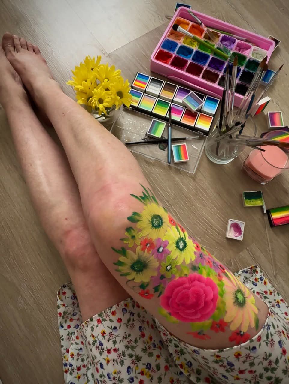 One Stroke Body painting
