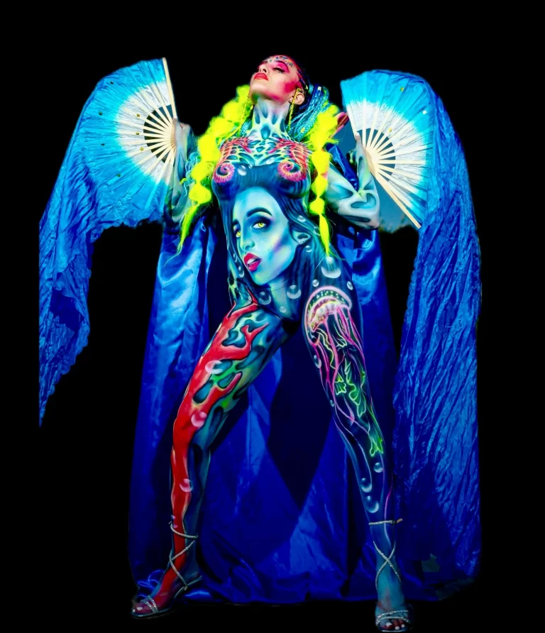 Yuri Falzetti, l&rsquo;artiste italien triple champion du monde de body painting