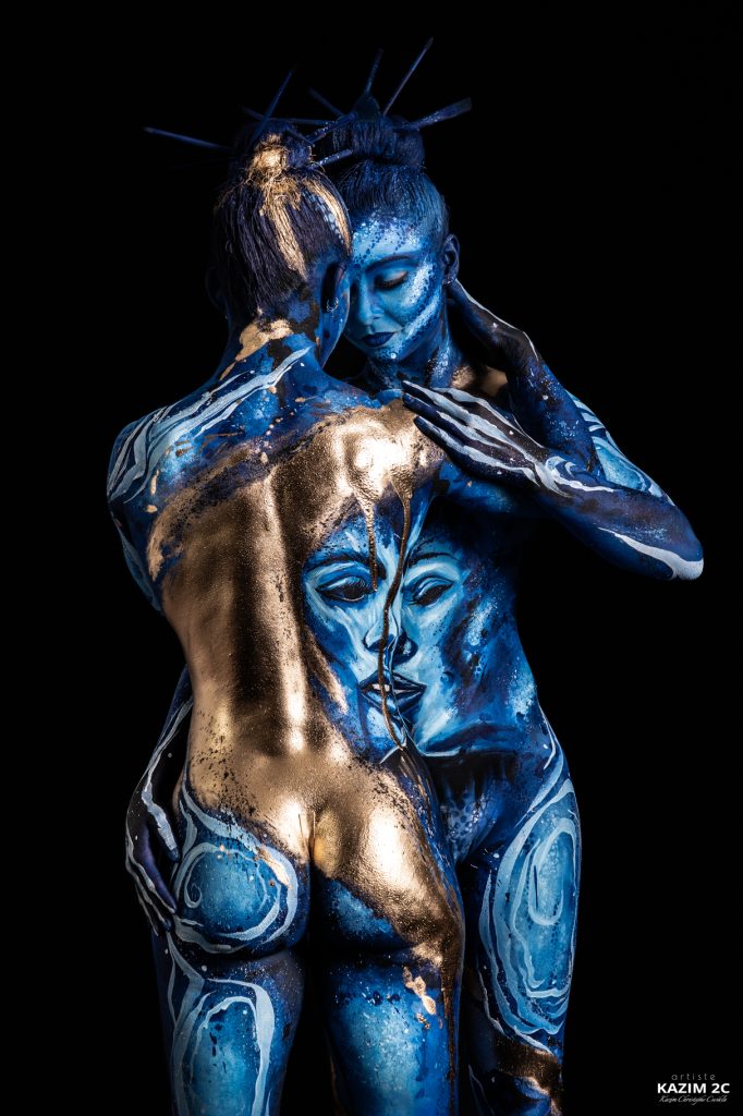 Gibraltar Body Art festival 2025 Online "abstract" category