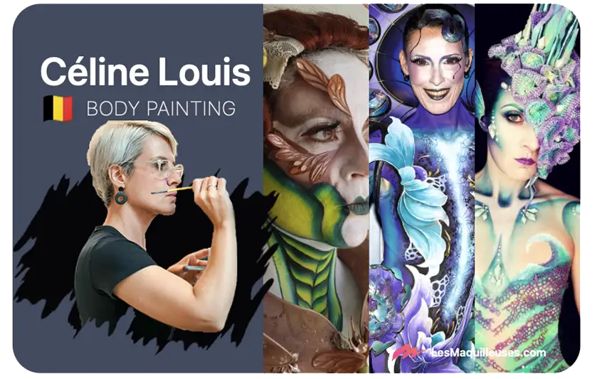 5436 Céline Louis Body Painting lesmaquilleuses.com